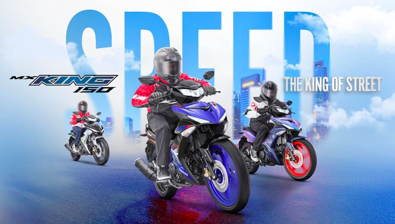 Yamaha Indonesia terus berinovasi untuk memenuhi kebutuhan dan gaya hidup konsumen, salah satunya melalui kehadiran MX-King 150 dengan penyegaran warna dan grafis terbaru yang lebih modern dan agresif. Yamaha Indonesia terus berinovasi untuk memenuhi kebutuhan dan gaya hidup konsumen, salah satunya melalui kehadiran MX-King 150 dengan penyegaran warna dan grafis terbaru yang lebih modern dan agresif.