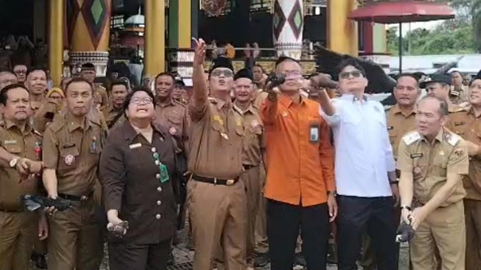 Bupati Lampung Tengah Hadiri Peringatan Hakordia Sebelum Kena OTT KPK