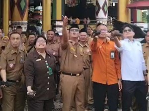 Bupati Lampung Tengah Hadiri Peringatan Hakordia Sebelum Kena OTT KPK