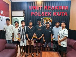 Viral Pelajar Dikeroyok di Legian, Polisi Tangkap 8 Pelaku