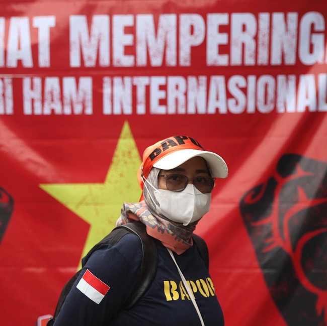 Demo Hari HAM Sedunia, Buruh dan Aktivis Suarakan Beragam Isu