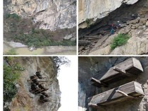 Misteri Tradisi Peti Mati Gantung di China, Milik Leluhur Mana?