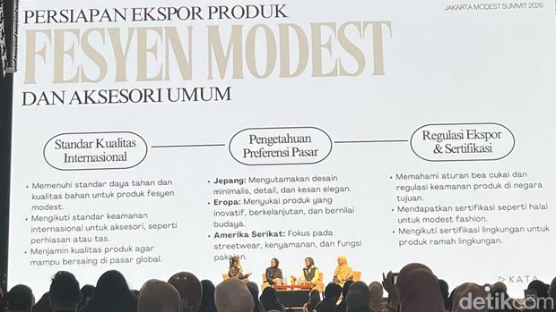 Acara Jakarta Modest Summit (10/12/2025) di Djakarta Theater, Jakarta Pusat.