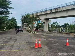Jalan di Bundaran Air Mancur Jakabaring Ditutup Sementara Selama 4 Hari