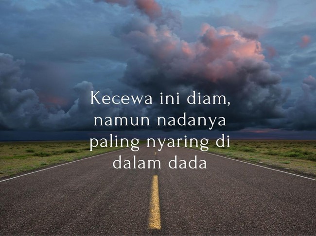 Kata-kata Galau Kecewa