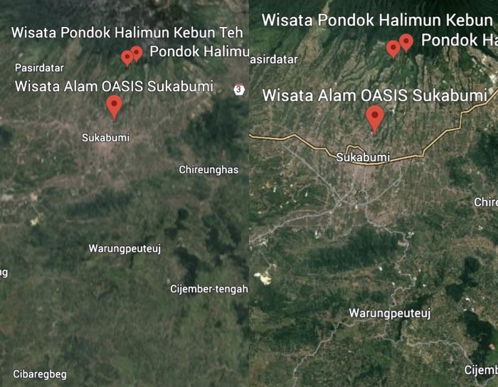 Citra Satelit Ungkap Penyusutan Hutan di Selabintana Sukabumi