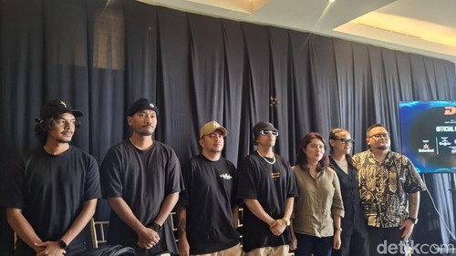 Konferensi pers DWP 2025 di GWK Cultural Park, Rabu (10/12/2025).