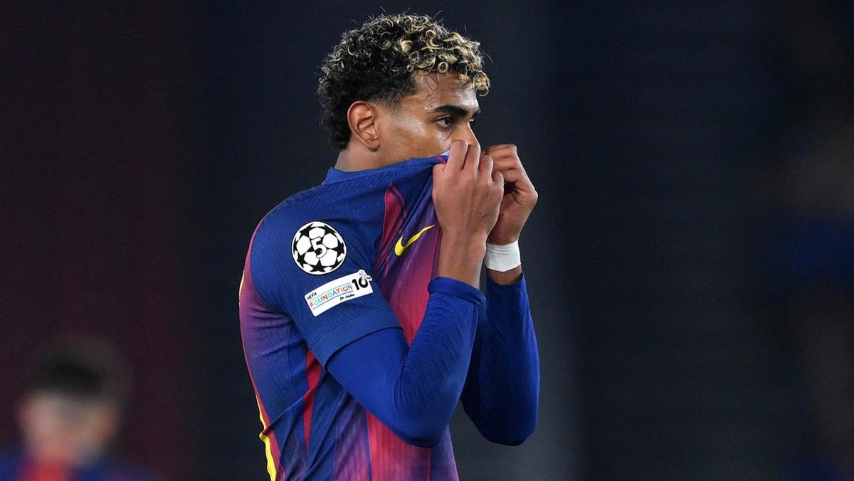 Winger Barcelona, Lamine Yamal. (Foto: David Ramos - UEFA/UEFA via Getty Images)