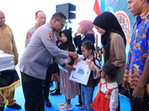 10 Anak Polisi Korban KKB Papua Dapat Tunjangan Pendidikan Rp 45 Juta