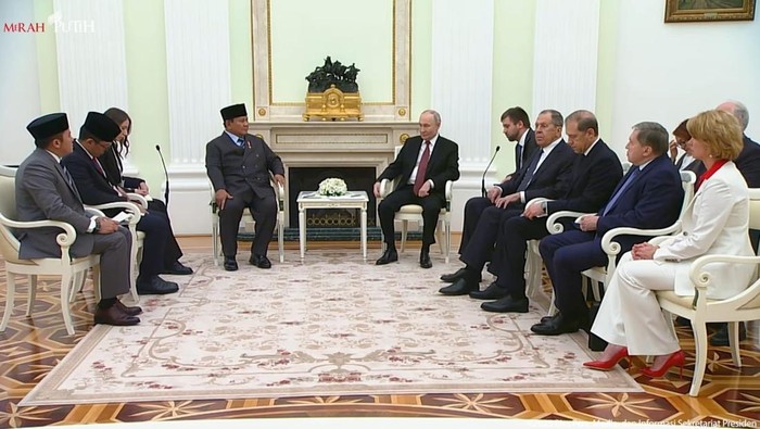 Di Hadapan Putin, Prabowo Ungkap Sudah Bertemu Pengusaha Rusia