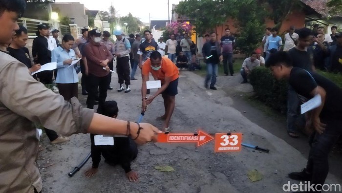 Polisi Gelar Rekonstruksi Kasus Pembunuhan Tengkulak Sawit di Pandeglang