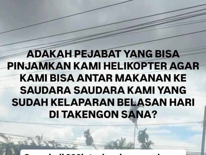 Relawan dari tenaga medis meminta bantuan penyaluran logistik ke lokasi yang terisolasi.