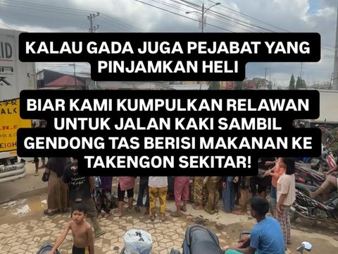 Relawan dari tenaga medis meminta bantuan penyaluran logistik ke lokasi yang terisolasi. Relawan dari tenaga medis meminta bantuan penyaluran logistik ke lokasi yang terisolasi.