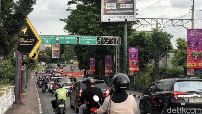 Jembatan Kewek Ditutup, Lalin Kleringan Dekat Malioboro Sore Ini Padat