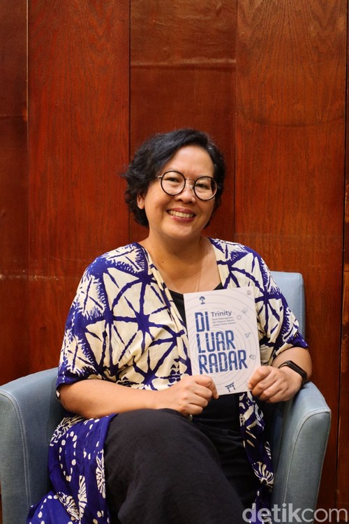 Trinity Traveler saat menyambangi kantor detikcom pada Selasa (9/12/12).