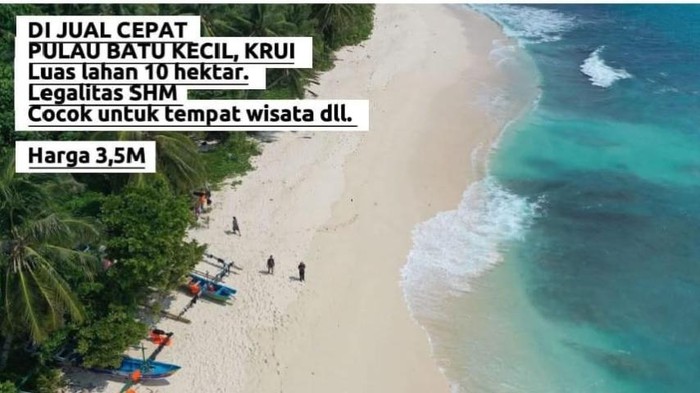 Heboh Pulau Batu Kecil di Lampung Dijual Rp 3,5 Miliar