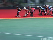 Atlet Sepatu Roda Tancap Gas di Kualifikasi Porprov Jabar