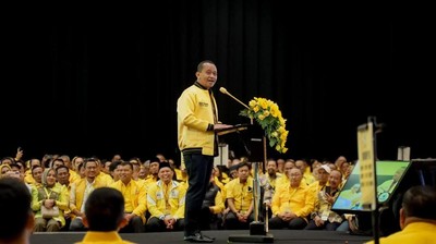 Bahlil Tekankan Kader Golkar Siaga Hadapi Bencana