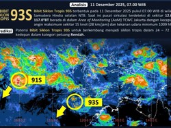Video: BMKG Prediksi Bibit 93S Jadi Siklon Tropis Berpeluang Rendah