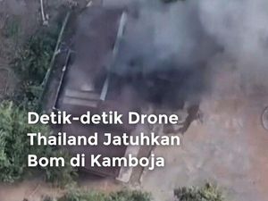 Panas Lagi, Begini Penampakan Drone Thailand Jatuhkan Bom di Kamboja
