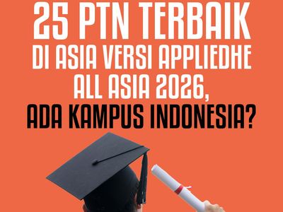 Infografis: 25 PTN Terbaik di Asia Versi AppliedHE ALL ASIA 2026