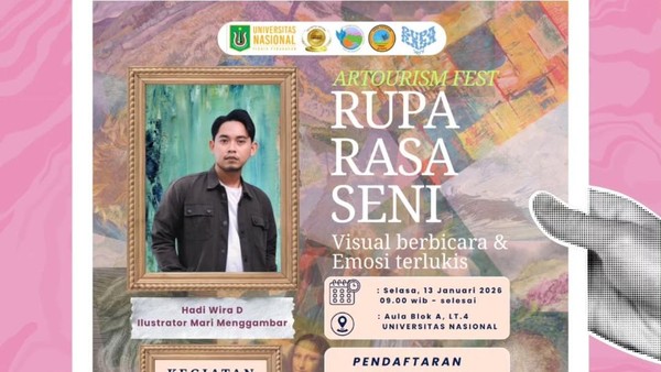 Artourism Fest: Rupa Rasa Seni Visual yang Berbicara & Emosi yang Terlukis