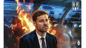 Kekalahan dua kali berurutan di Santiago Bernabeu membuat nasib Xabi Alonso dipertanyakan. Foto: X.com