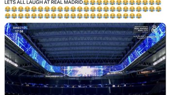 Para netizen pun menertawakan kekalahan Real Madrid. Foto: X.com