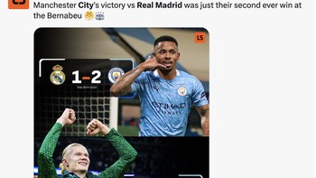 Ini adalah kedua kalinya City menang lawan Madrid di Santiago Bernabeu. Foto: X.com