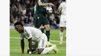 Beberapa netizen pun mempertanyakan performa Vinicius Jr yang belakangan kurang bagus. Foto: X.com