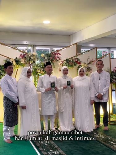 Pernikahan Ala Gen Z Jasa penyedia busana pengantin Muslimah, membagikan momen pernikahan ala gen z hangat dan sakral bisa menjadi inspirasi. Unggahan tersebut langsung viral di media sosial.