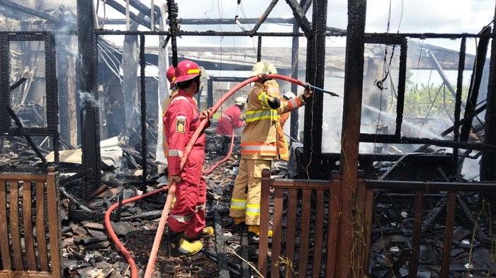Homestay di Baki Sukoharjo Ludes Terbakar Diduga gegara Korsleting