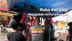 Potret Warung Mie Babi Viral di Bandung yang Penjualnya pakai Atribut Muslim