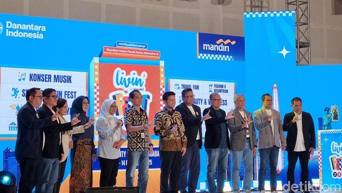 Puncak Livin Fest 2025 Surabaya, Bank Mandiri Gebyarkan UMKM Lewat Expo