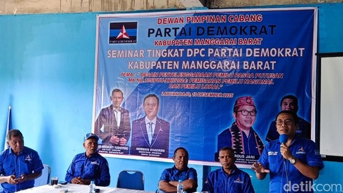 Seminar Desain Penyelenggaraan Pemilu Pascaputusan MK tentang Pemisahan Pemilu Nasional dan Lokal, di Labuan Bajo, Rabu (10/12/2025). (Ambrosius Ardin)