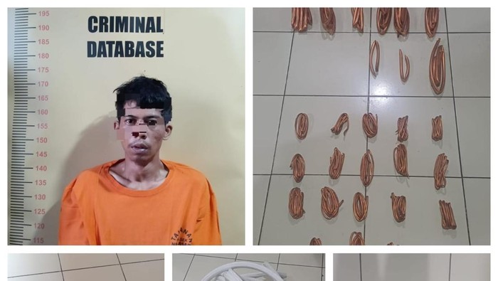 Pria Curi Pipa Tembaga AC di Gudang Tangerang, Langsung Ditangkap Polisi