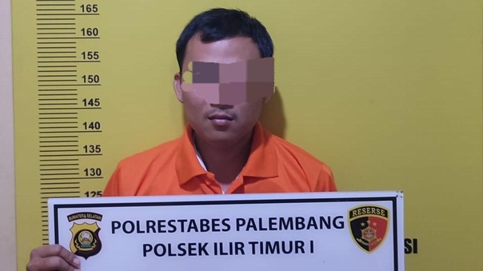Pria di Palembang Ditangkap Usai Aniaya Kekasihnya, Aksi Pelaku Terekam CCTV