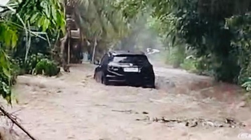 Tangkapan layar wilayah yang terdampak banjir di wilayah Kecamatan Manggis, Karangasem, Bali, Kamis (11/12/2025). (Foto: Istimewa)