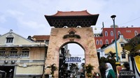 Gapura ikonik Pasar Baru