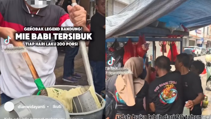 Viral Warung Mie Babi di Bandung, Penjualnya Pakai Peci dan Hijab!