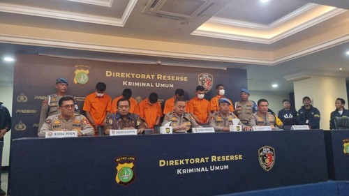6 anggota Polri jadi tersangka pengeryokan dua matel hingga tewas di Kalibata (Taufiq/detikcom)
