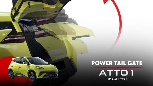 Aksesori Power Tail Gate untuk BYD Atto 1