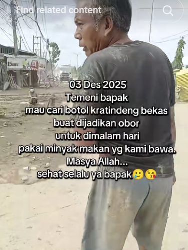 Momen haru seorang anak bertemu ayahnya di Aceh Tamiang usai menembus banjir selutut. Tangis pecah, ayahnya melahap bekal karena berhari-hari keterbatasan makanan.