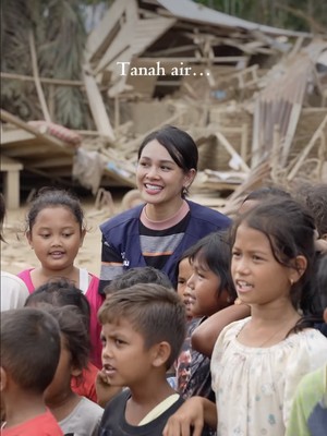 Andien dan Anak-anak Aceh Tamiang Nyanyikan Tanah Airku