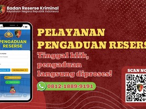 Nomor WhatsApp Ini Langsung Terhubung Aplikasi Pelayanan Pengaduan Reserse Bareskrim