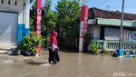 Banjir Masih Rendam Lima Kecamatan di Sidoarjo