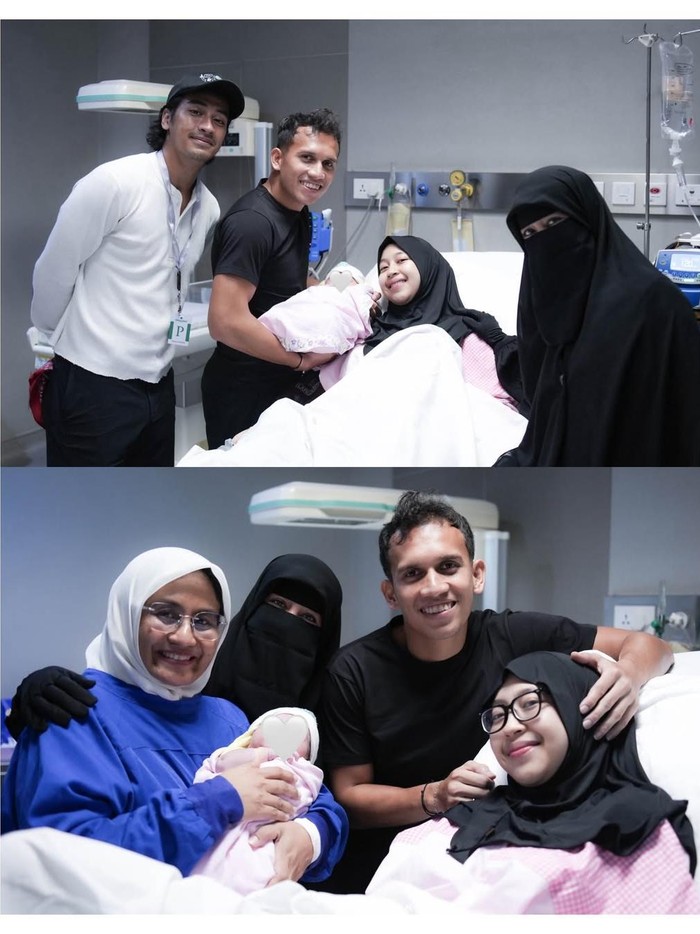 Adiba Khanza melahirkan anak pertama.