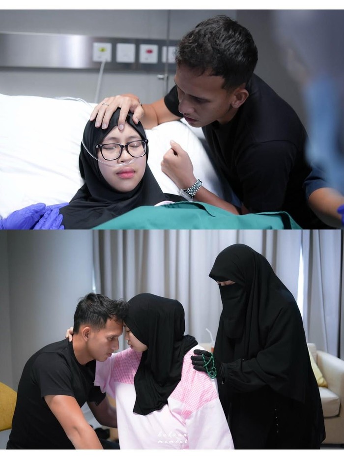 Adiba Khanza melahirkan anak pertama.