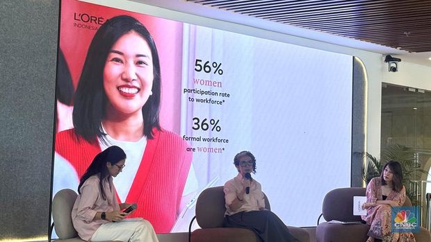 Executive Director, Indonesia Business Coalition for Women Empowerment (IBCWE), Wita Krisanti dalam acara Media Gathering 