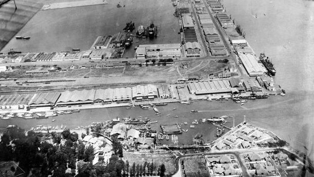Foto lama pelabuhan di pantai utara Jawa Foto lama pelabuhan di pantai utara Jawa